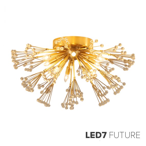 Loft Industry Modern - Pure Flower Brass Ceiling